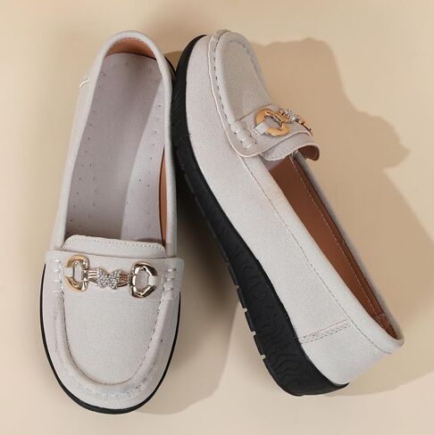 Loafers for Women Business Casual Shoes Comfortable Lightweight Penny Loafers Slip On Work Shoes Comfort Walking Flats in Saudi Arabia