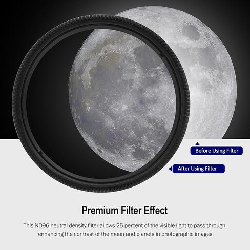 Astromania 1.25" 6.3mm Super Plossl Telescope Eyepiece - Bundle with - Moon Filter 1.25 inch ND96-0.6 in Saudi Arabia