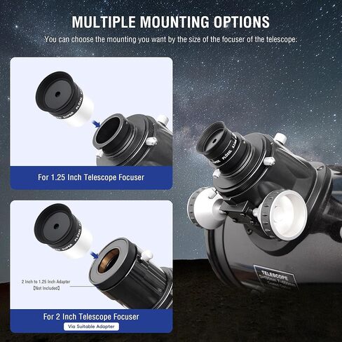 Astromania 1.25" 6.3mm Super Plossl Telescope Eyepiece - Bundle with - Moon Filter 1.25 inch ND96-0.6 in Saudi Arabia