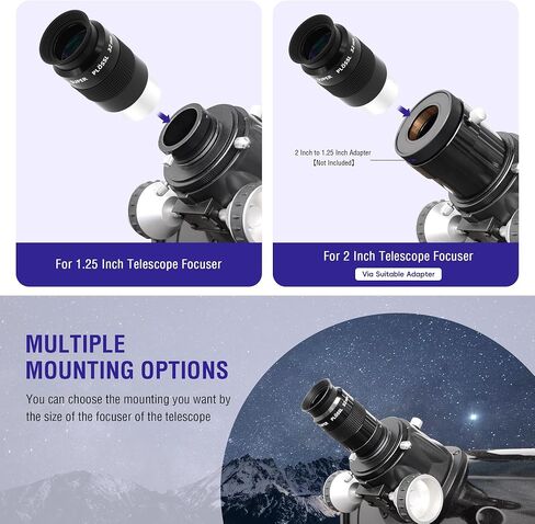 Astromania 1.25" 32mm Super Plossl Telescope Eyepiece - Bundle with - 3X Barlow Lens 1.25 inch in Saudi Arabia