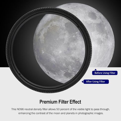 Astromania 1.25" 10mm Super Plossl Telescope Eyepiece - Bundle with - Moon Filter 1.25 inch ND96-0.3 in Saudi Arabia