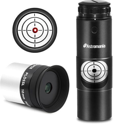 Astromania 1.25" 10mm Super Plossl Telescope Eyepiece - Bundle with - Alignment 1.25 Inch Laser Collimator in Saudi Arabia