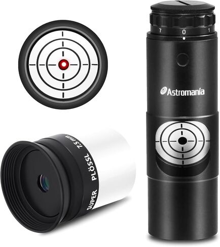 Astromania 1.25" 7.5mm Super Plossl Telescope Eyepiece - Bundle with - Alignment 1.25 Inch Laser Collimator in Saudi Arabia