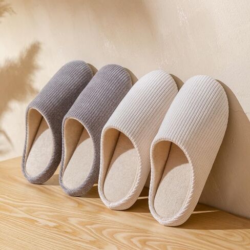 Unisex Women's Indoor Slippers Comfort Cotton-Blend Closed Toe House Shoes in Saudi Arabia