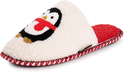 شبشب MUK LUKS النسائي المبتكر Penguin Scuff in Saudi Arabia