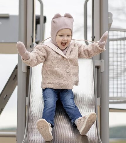 Toddler Winter Mittens Solid Knitted Cold Protection Magic Gloves Mitten for Boys Girls in Saudi Arabia