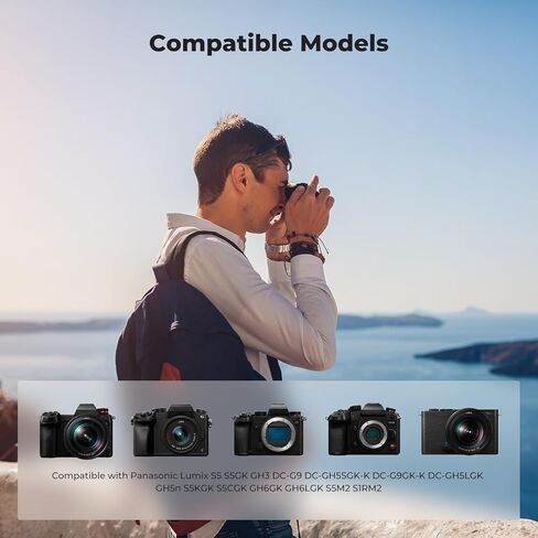 بطارية K&F CONCEPT 2520 مللي أمبير DMW-BLK22، 2 حزمة USB-C 2.5H بطارية BLK22 مشحونة بالكامل متوافقة مع باناسونيك LUMIX S5، S5II، GH6، GH5، G5 II، S5 IIX، GH7، S9، G9 II in Kuwait