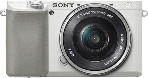 كاميرا Sony a6100 بدون مرآة (أبيض) مع Sony E PZ 16-50 مم F/3.5-5.6 OSS وعدسة تكبير تليفوتوغرافي عالية الدقة 420-800 مم f/8.3 + قطعتين ذاكرة 64 جيجابايت + حافظة + بطارية إضافية + المزيد (حزمة 35 قطعة) (متجددة) in Saudi Arabia