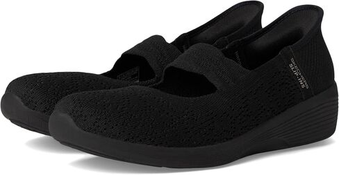 Skechers Modern Comfort Women's Women's Arya-Oh, So Sweet Hands Free Slip-Ins Mary Jane Flat, Black, 5.5 in Saudi Arabia