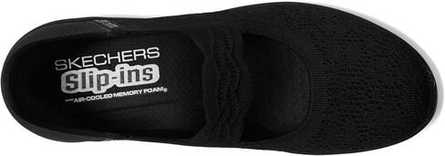 Skechers Modern Comfort Women's Women's Arya-Oh, So Sweet Hands Free Slip-Ins Mary Jane Flat, Black, 5.5 in Saudi Arabia