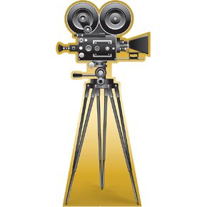 ديكور حامل كاميرا فيلم ريد كاربت - 6 أقدام - أسود وذهبي in Kuwait