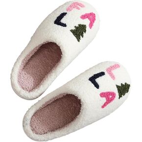 شباشب عيد الميلاد Fa La La La، شرائح رقيقة مريحة، أحذية داخلية مريحة، شباشب مريحة للعطلات in Kuwait