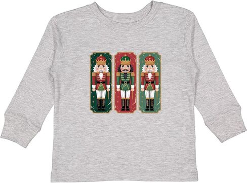 inktastic Christmas Nutcracker Trio Toddler Long Sleeve T-Shirt in Saudi Arabia