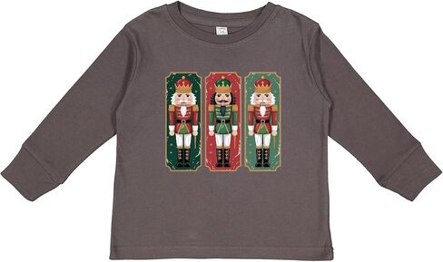 inktastic Christmas Nutcracker Trio Toddler Long Sleeve T-Shirt in Saudi Arabia