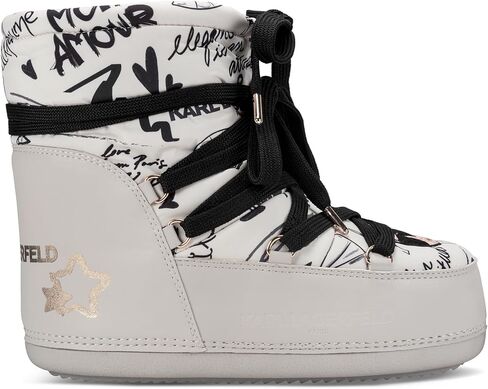 KARL LAGERFELD Women's Pavan Winter Bootie Snow Boot in Saudi Arabia