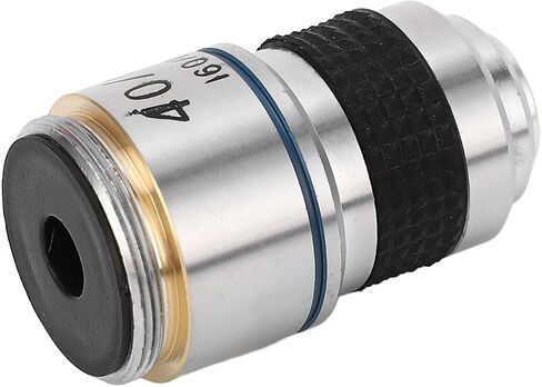 Microscope Objective Lens 40X Achromatic Biological High Precision Brass Aluminum Alloy RMS Thread for Scientific Research Laboratory Education in Saudi Arabia