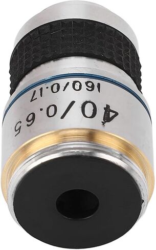 Microscope Objective Lens 40X Achromatic Biological High Precision Brass Aluminum Alloy RMS Thread for Scientific Research Laboratory Education in Saudi Arabia