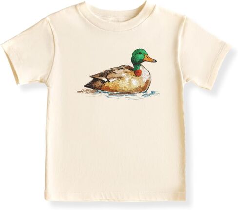 Mallard Wild Duck Baby Bodysuit, Kids & Toddler T-Shirt – Cute Duck Outfit for Boys Girls Animals Clothes in Saudi Arabia