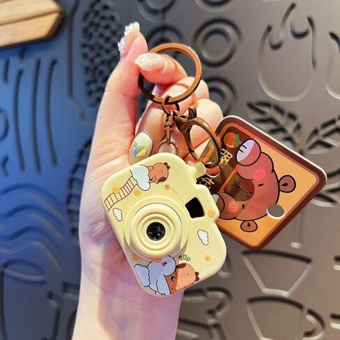 Mini Camera Keyring Camera Keychain Luminous Backpack Pendant(4) in Saudi Arabia
