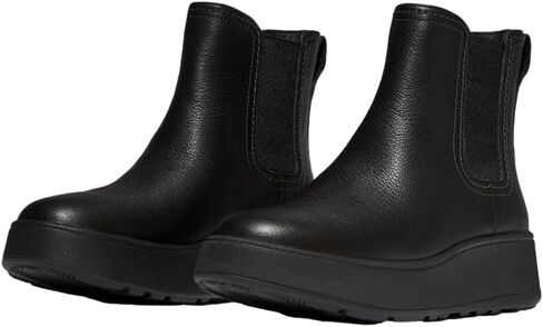 FitFlop womens F-mode Stitch Warm Tumbled-leather Chelsea Boots in Saudi Arabia