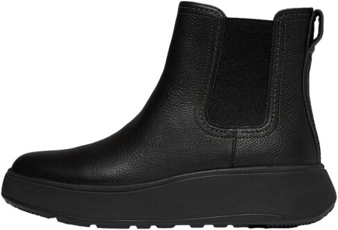 FitFlop womens F-mode Stitch Warm Tumbled-leather Chelsea Boots in Saudi Arabia