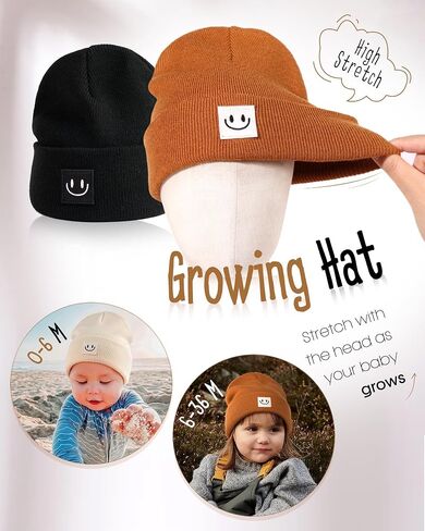 FURTALK Baby Beanie and Mittens Set Toddler Beanie Warm Winter Hat Gloves Newborn Boys Girls in Saudi Arabia