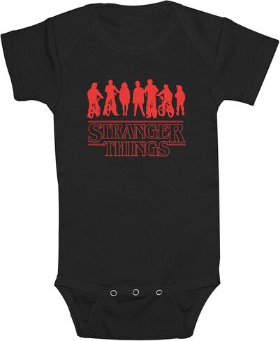 Fifth Sun Infant's Stranger Things Silhouettes Logo Bodysuit - Black - 12 Months in Saudi Arabia