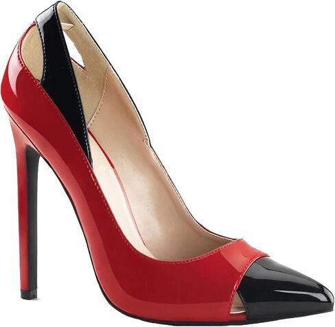 12CM/4.72IN Women's Simple Temperament Profession Wedding Party Pumps Stiletto Sexy Pointed High Heels Slip On Stiletto Court Shoes Ladies Sexy Pole Dancer Stripper in Saudi Arabia