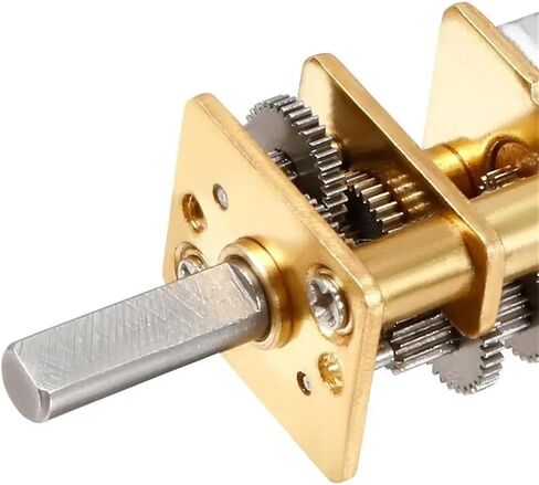 5pcs DC 3V/6V/12V N20 Mini Micro Metal Gear Motor with Gearwheel DC Motors 15/30/50/60/100/200/300/500/1000RPM(200_6V) in Saudi Arabia