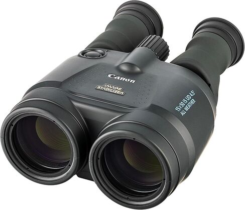 Canon 15x50 is All-Weather Image Stabilized Binoculars – High-Power 15x Magnification, Wide Field of View, Weather-Resistant Design + Flexible Tripod + 4X AA with Charger + Cleaning Kit (Renewed) in Saudi Arabia