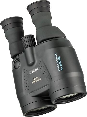Canon 15x50 is All-Weather Image Stabilized Binoculars – High-Power 15x Magnification, Wide Field of View, Weather-Resistant Design + Flexible Tripod + 4X AA with Charger + Cleaning Kit (Renewed) in Saudi Arabia