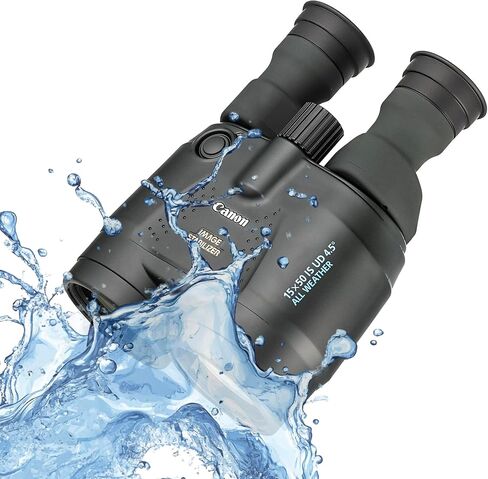 Canon 15x50 is All-Weather Image Stabilized Binoculars – High-Power 15x Magnification, Wide Field of View, Weather-Resistant Design + Flexible Tripod + 4X AA with Charger + Cleaning Kit (Renewed) in Saudi Arabia