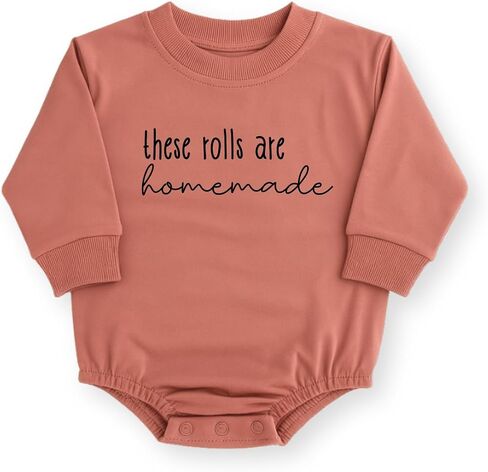 These Rolls Are Homemade Baby Romper, Funny Baby Bodysuit, Cute Baby Clothes in Saudi Arabia