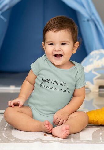 These Rolls Are Homemade Baby Romper, Funny Baby Bodysuit, Cute Baby Clothes in Saudi Arabia