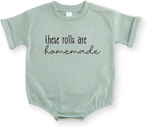 These Rolls Are Homemade Baby Romper, Funny Baby Bodysuit, Cute Baby Clothes in Saudi Arabia