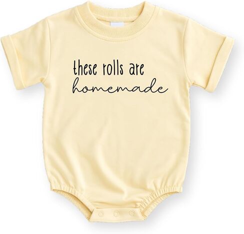 These Rolls Are Homemade Baby Romper, Funny Baby Bodysuit, Cute Baby Clothes in Saudi Arabia