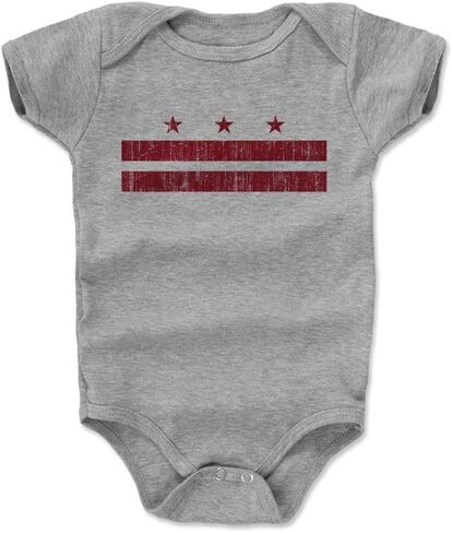 500 LEVEL Washington D.C. Baby Infant One Piece Bodysuit (3-6, 6-12, 12-18, 18-24 Months) - Washington D.C. Flag in Saudi Arabia