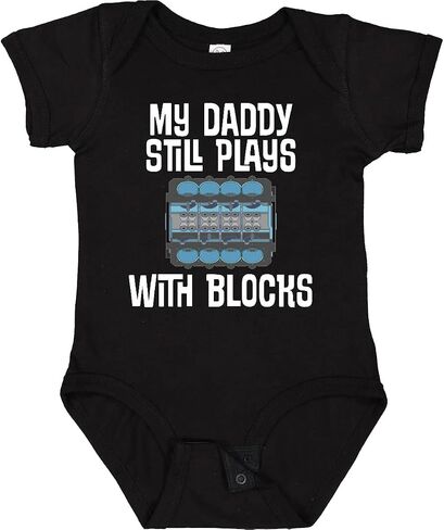 inktastic Mechanic Dad Funny Auto Baby Bodysuit in Saudi Arabia