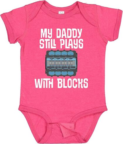 inktastic Mechanic Dad Funny Auto Baby Bodysuit in Saudi Arabia
