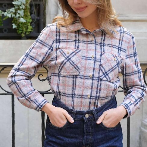 MagnaReady Women’s Adaptive Flannel Shirt with Magnetic Closures in Saudi Arabia
