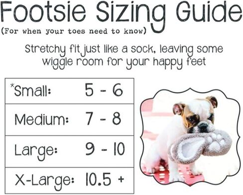 Faceplant Dreams Dog Tired Footsie Slipper Socks in Kuwait