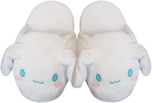 Truely Rabbit Cotton Slippers with Moving Ear, Cute Cartoon Slippers Autumn and Winter Indoor Winter Warm Women's Cotton Shoes in Saudi Arabia
