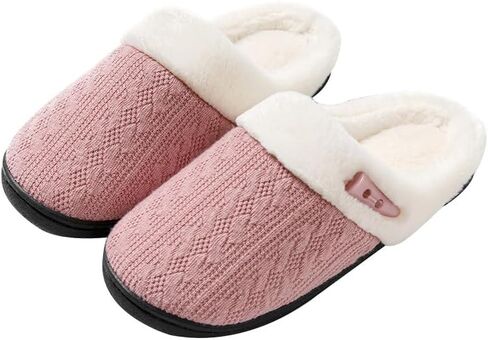 Women's House Slippers Slip on Memory Foam Travel Slippers Warm Bedroom House Shoes in Saudi Arabia