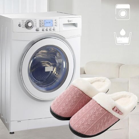Women's House Slippers Slip on Memory Foam Travel Slippers Warm Bedroom House Shoes in Saudi Arabia