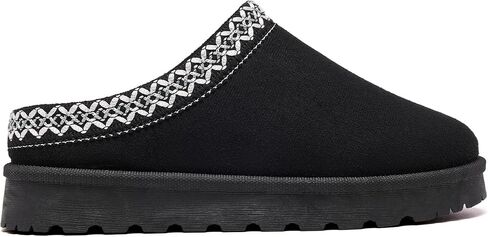 Women's Fuzzy Cozy Warm Slippers Indoor and Outdoor Slip On Cute House Fluffy Clogs in Kuwait