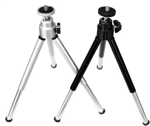 Metal Mini Tripod for Projector Camera Gimbal Handle Grip Stabilizer Handheld with 1/4 Screw(Black) in Saudi Arabia