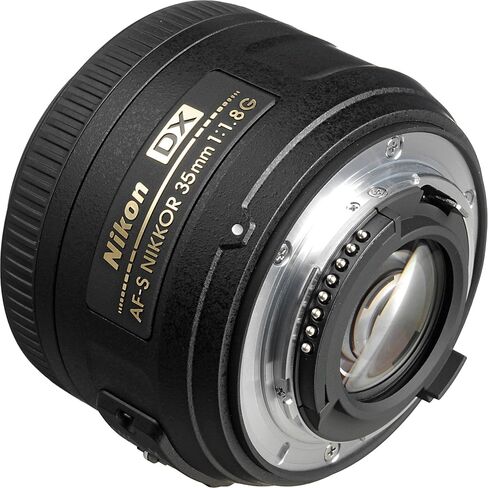عدسة Nikon AF-S DX NIKKOR مقاس 35 مم f/1.8G - تتضمن: مرشح كثافة محايدة متغيرة (ND2 - ND400)، مجموعة مرشحات متعددة الطبقات مكونة من 3 قطع (UV، CLP، FLD)، وحافظة غطاء العدسة العالمية (حزمة ملحقات المبتدئين) in Kuwait