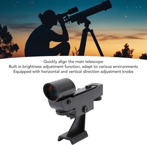 VBESTLIFE Astronomical Telescope Finderscope, LED Dot Finder Scope Compatible with for 80EQ SE SLT PS Series and for Polaris Series in Saudi Arabia
