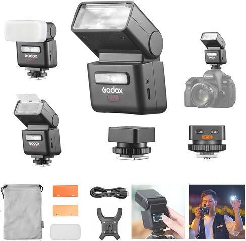 Godox IT32 TTL Flash+X5S for Sony Cameras, Tochscreen Speedlight, 2.4G Wireless, HSS, GN18, Recycle Time 1.5s, LED Modeling Lamp, Magnetic Interface, on/Off Camera Flash for Sony a7iii, a7R5, a7MIV in Saudi Arabia