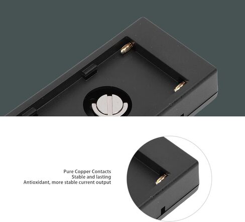 لوحة محول البطارية EBTOOLS NP F، لبطارية NP F970 F750 F570 F550، مع ضوء مؤشر LED، برغي 1/4 بوصة أو حامل الحذاء الساخن، وسادة سيليكون خلفية مضادة للانزلاق in Kuwait